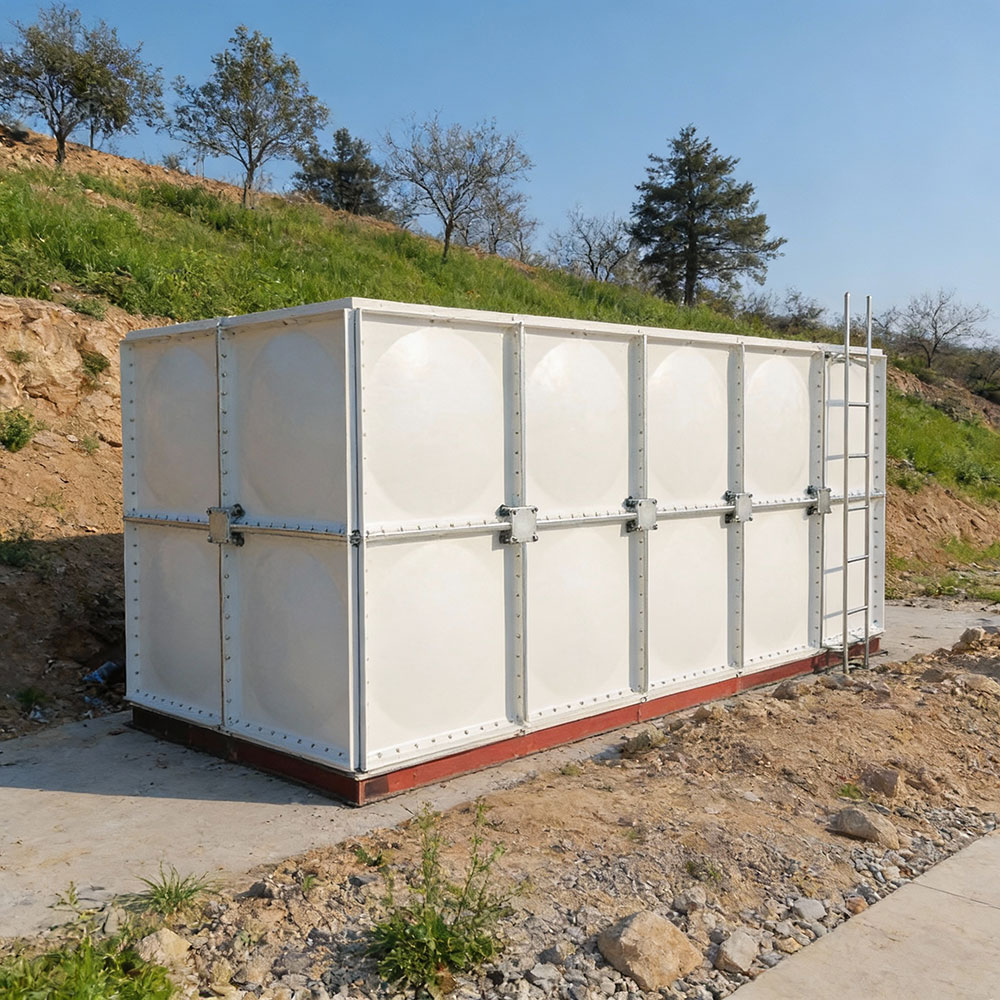 Water tank for agricultural irrigation