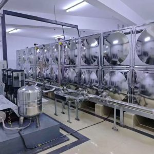 Integrated pump house real scene Integrated pump house real scene
