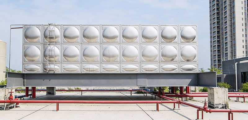 Water tanks used for building water supply
