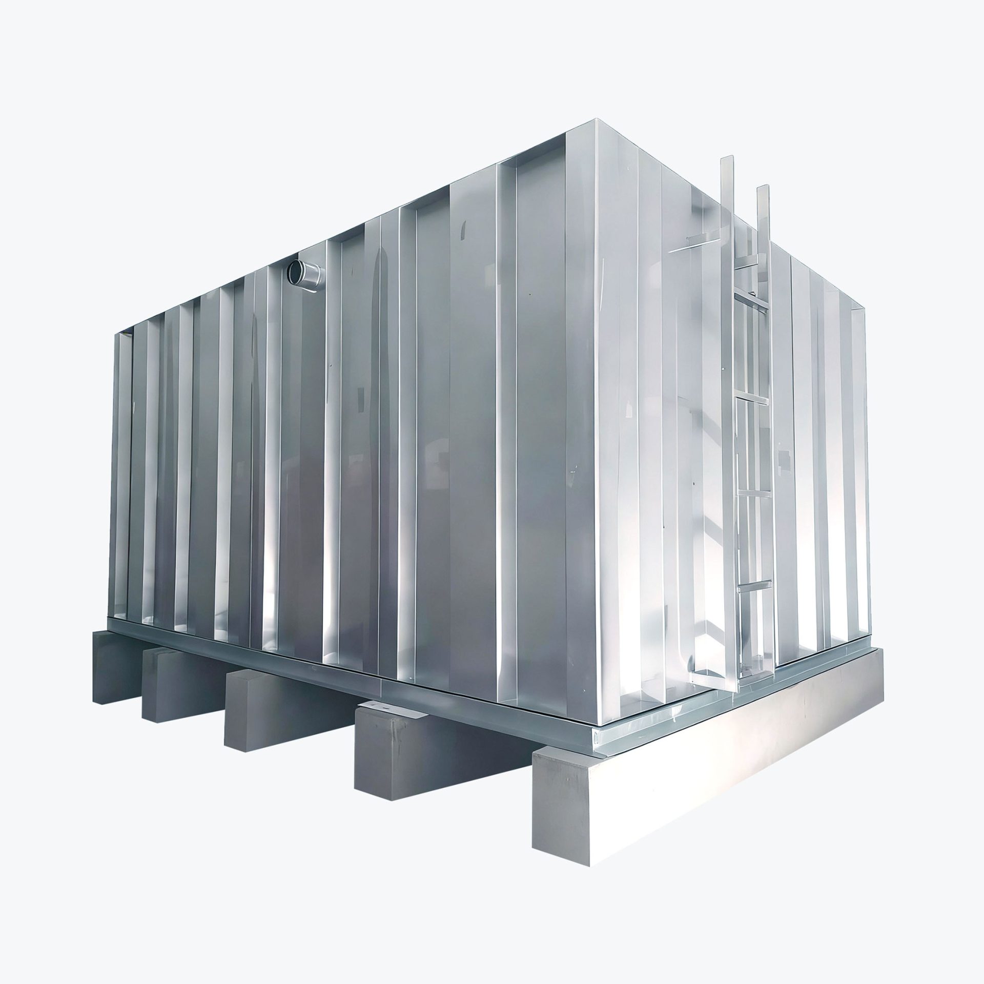 The storage of domestic water in high-rise buildings, residential communities, etc.