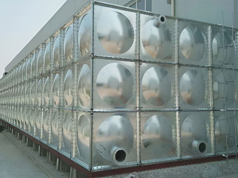 Customized Rectangular Bolted Stainless Steel Water Tank Customized Rectangular Bolted Stainless Steel Water Tank