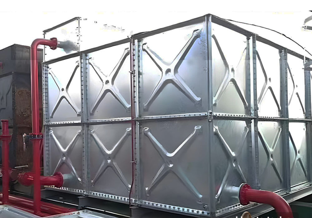 Hot-Dip Galvanized Water Tank for Industrial Use