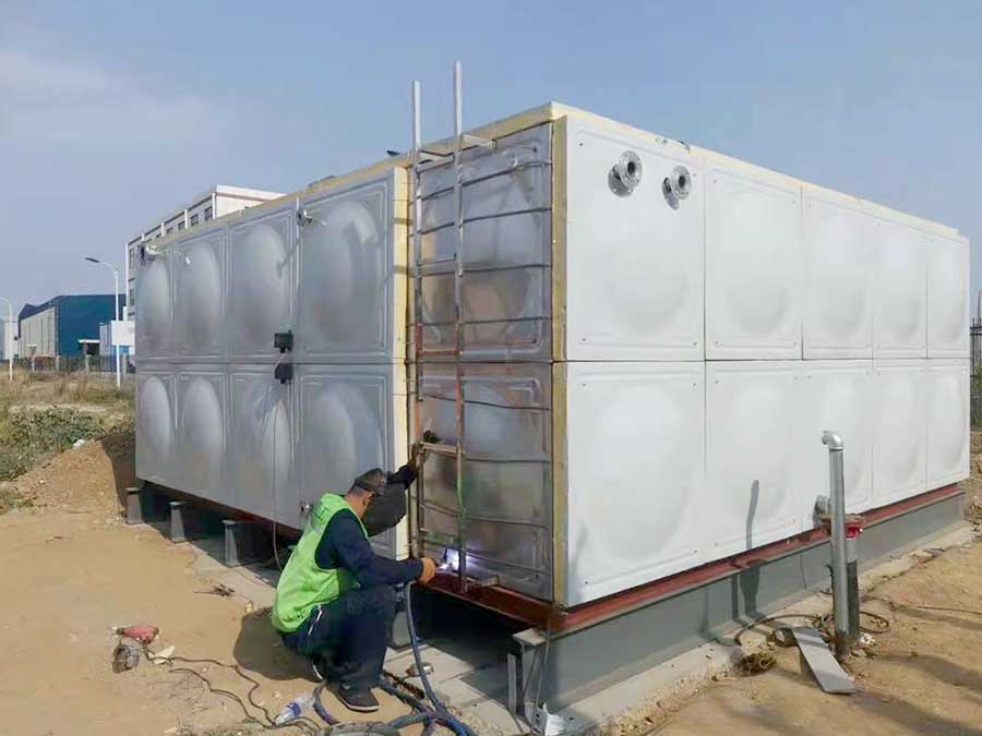 Modular Bolt-Assembled Insulated Stainless Pressed Steel Water Tank for Quick Installation