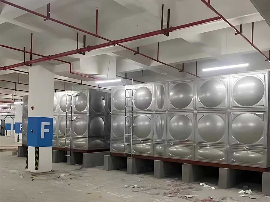 civil defense water tank system,fire fighting water tank supplier