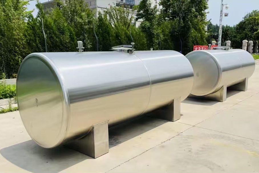 stainless steel transport tanks for oil storage