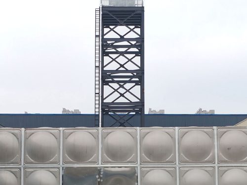 Galvanized steel and stainless steel modular water tank tower customization Galvanized steel and stainless steel modular water tank tower customization