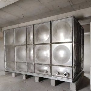 Q235 Hot Dip Galvanized Steel Fire Water Tank Manufacturer