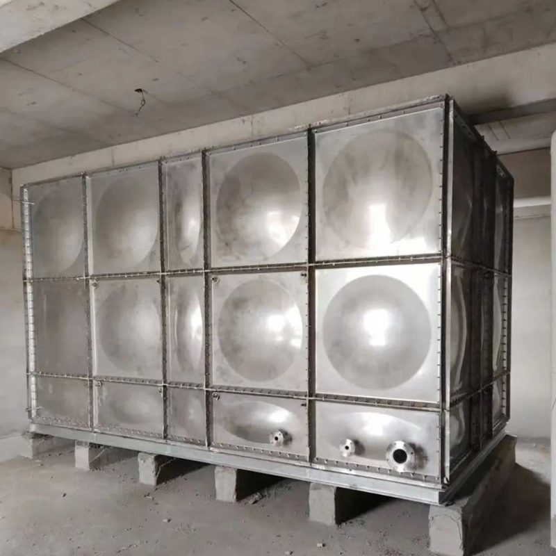 Q235 Hot Dip Galvanized Steel Fire Water Tank Manufacturer