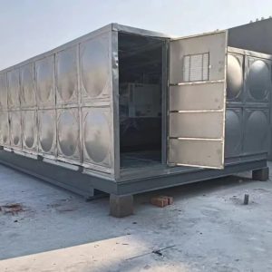 Industrial water tank for cooling system and continuous equipment operation in factories. Industrial water tank for cooling system and continuous equipment operation in factories.