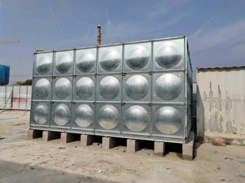 Dedicated storage system for boiler feed water supply in industrial and power plant applications.