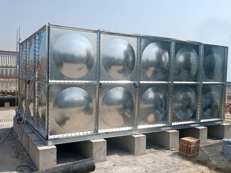 Fire emergency water tank for a decorative materials factory Fire emergency water tank for a decorative materials factory