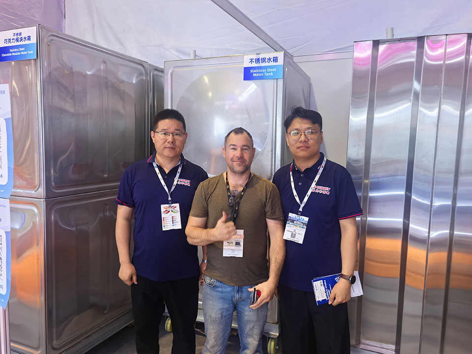 Global customers show strong interest in modular water storage tank systems.