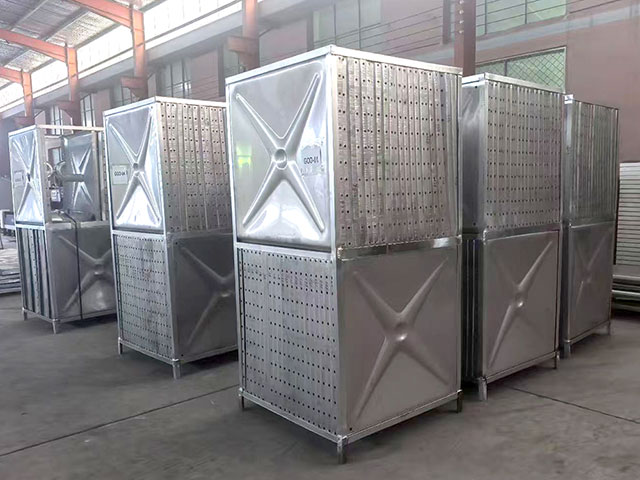 Water Tank Panel Packaging 2 Steel Frame Support