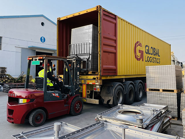 Full container or large accessories Nude packing