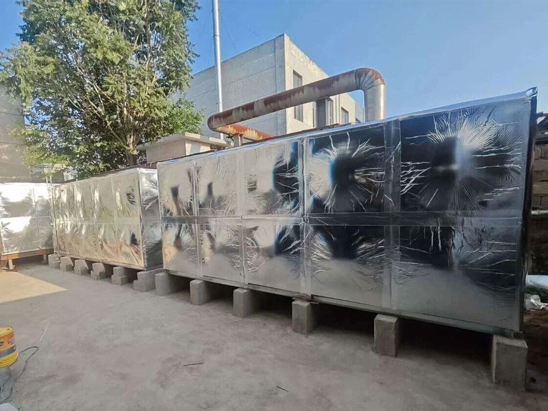 Hot-Dip Galvanized Water Tank with Rubber Foam Insulation
