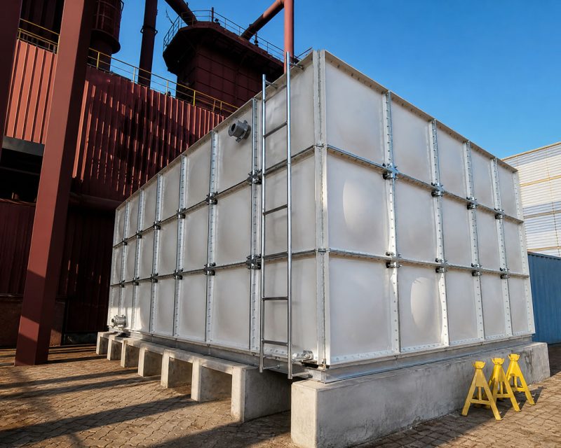 FRP Fire Emergency Water Tank for Factory Fire Protection FRP Fire Emergency Water Tank for Factory Fire Protection