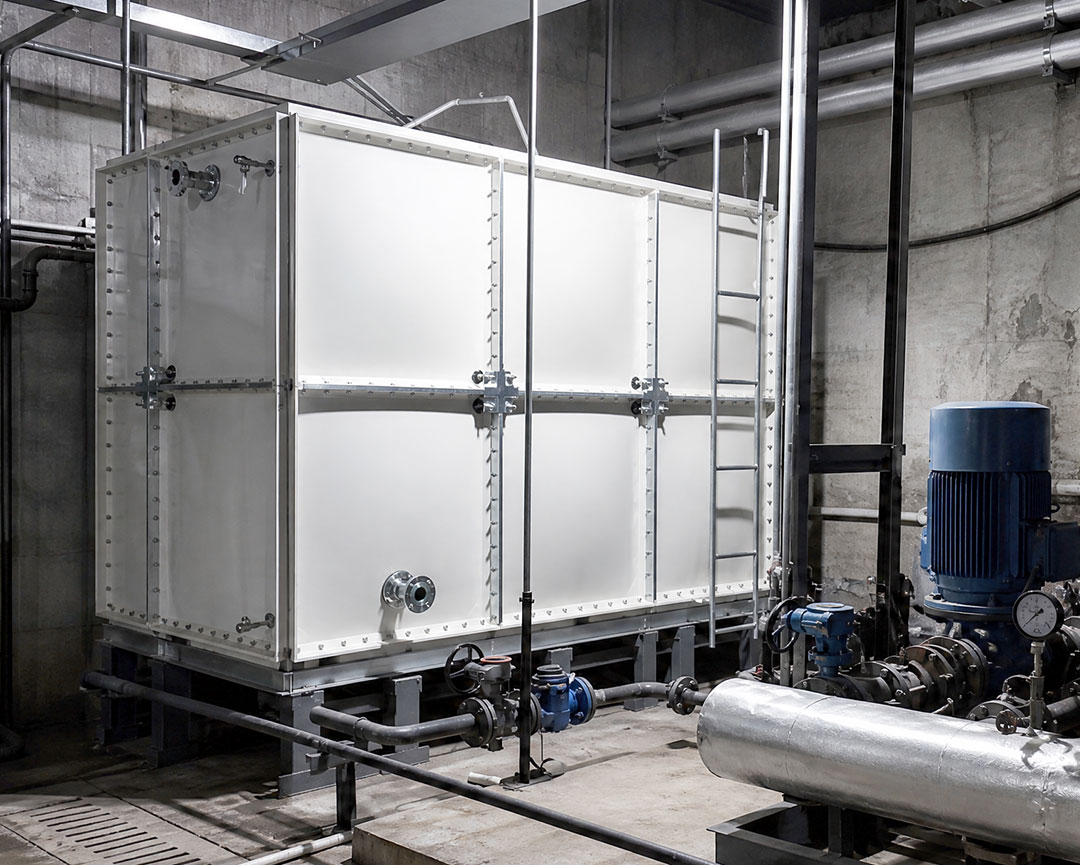 Modular Industrial Circulation Water Tank for Process Water Storage