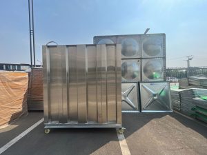 Middle East Factory Stainless Steel Ribbed Water Tank Procurement Case