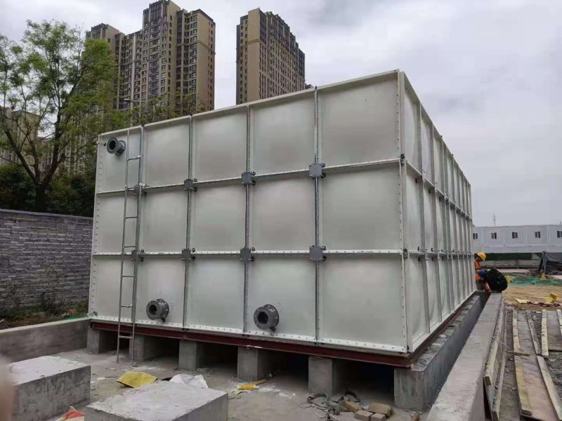 High-Rise Residential Water Storage Tank Installation
