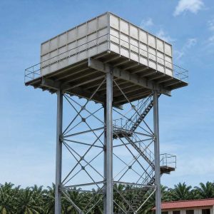 High-Level Fiberglass Water Tank for Rural Irrigation Projects High-Level Fiberglass Water Tank for Rural Irrigation Projects