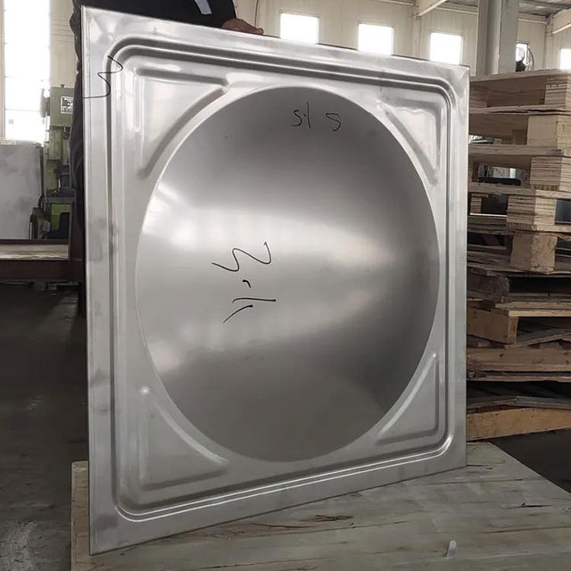 Stainless Steel Water Tank Circular Embossing