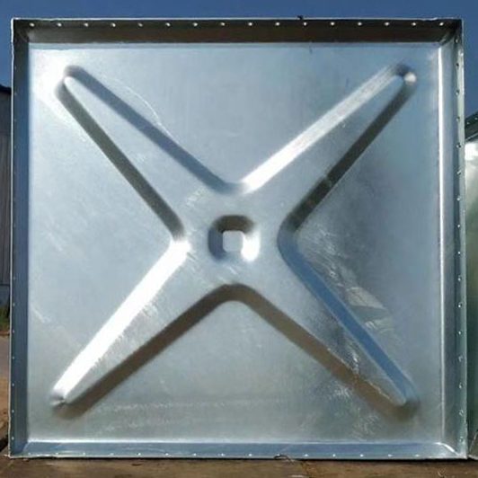 Hot-dip galvanized X-shaped Embossing