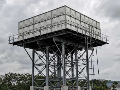 Elevated GRP Water Tank for Agricultural Irrigation in Africa