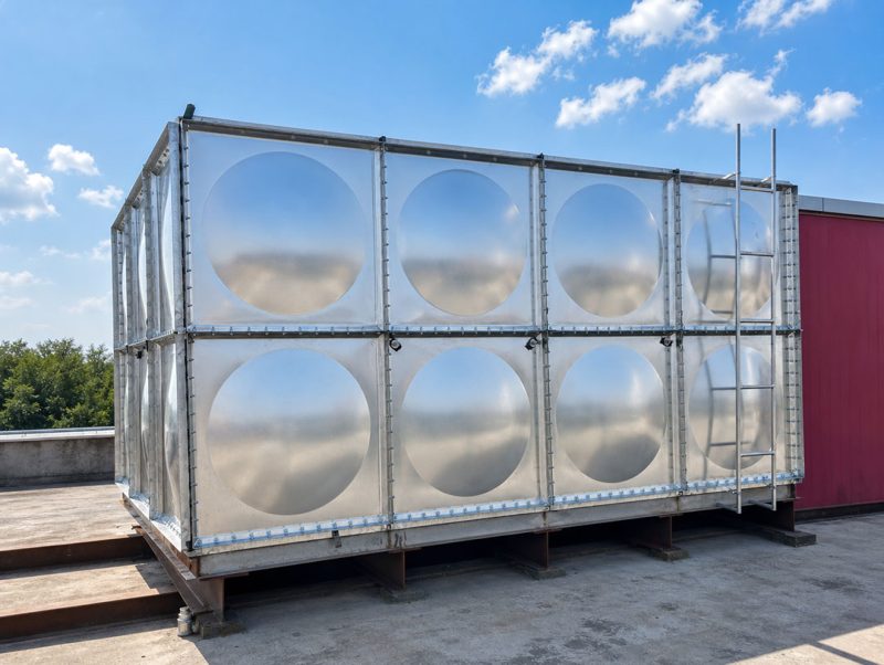 High-rise residential roof water supply hot-dip galvanized modular water tank High-rise residential roof water supply hot-dip galvanized modular water tank