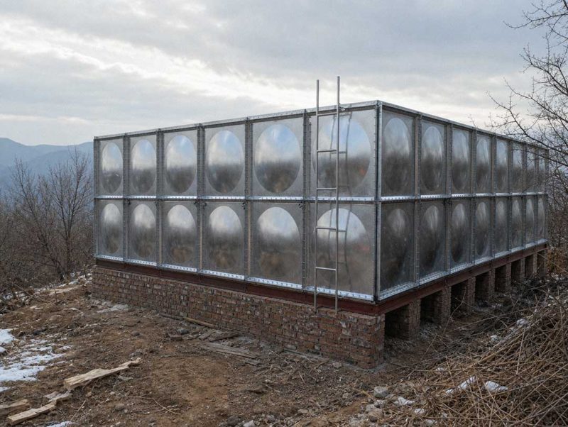 Square Hot-Dip Galvanized Water Tank for Livestock Farming Square Hot-Dip Galvanized Water Tank for Livestock Farming