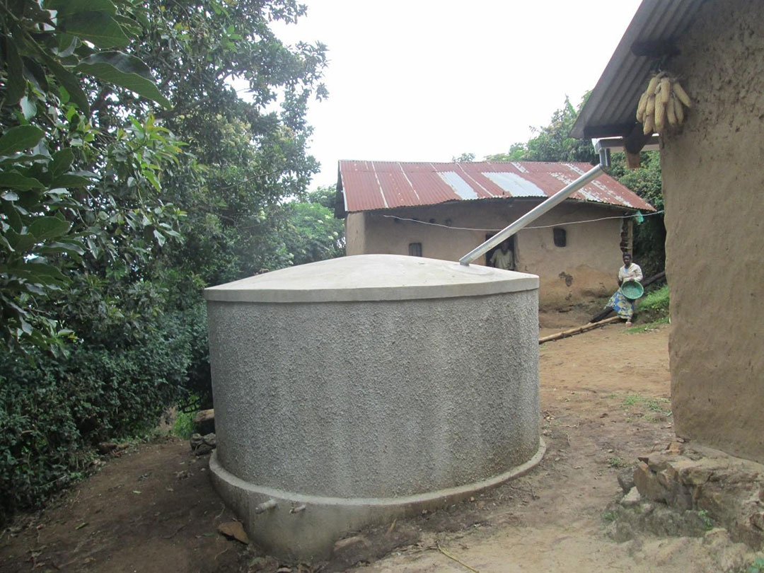 Concrete Reservoir for Rainwater Storage