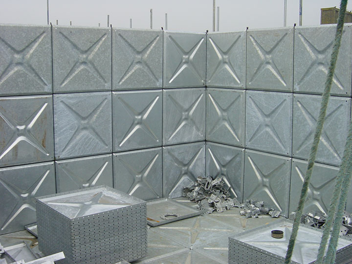 HDG Modular Sectional Water Tank Installation Site