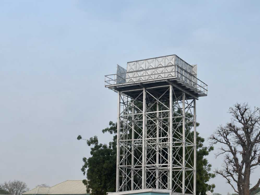 Mining Elevated Gravity-Fed Water Tank