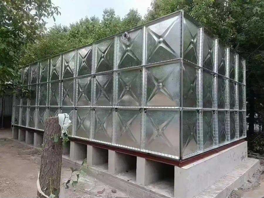 100 m³ Hot-Dip Galvanized Water Tank Price Reference