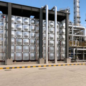 1.22×1.22m HDG Sectional Water Tank for Petrochemical Plants 1.22×1.22m HDG Sectional Water Tank for Petrochemical Plants