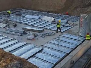 Underground Water Tank Project Installation