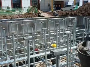 Nursing Home Hot-Dip Galvanized Underground Water Tank Project