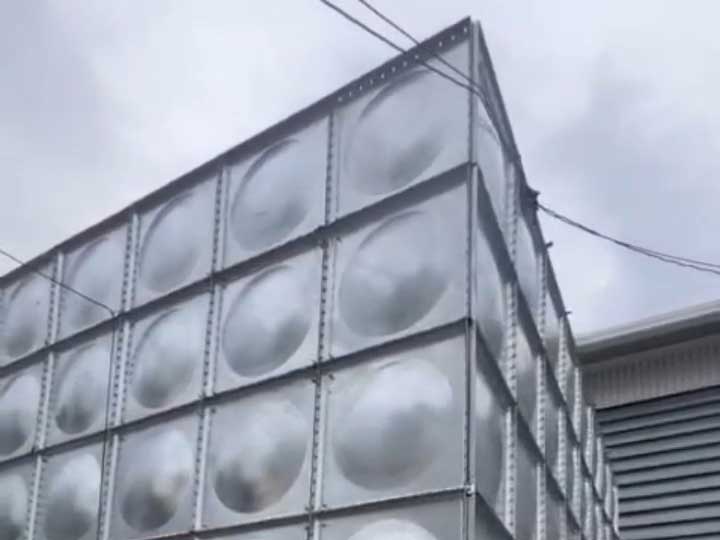 A Custom Fire Water Tank for a Southeast Asian Customer Has Been Successfully Installed