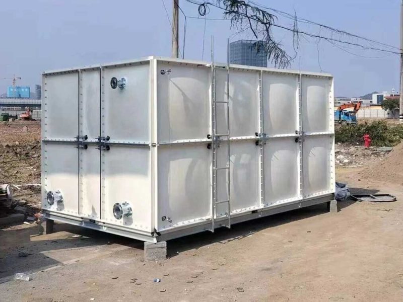Modular GRP Water Tank with Sectional Panel Design